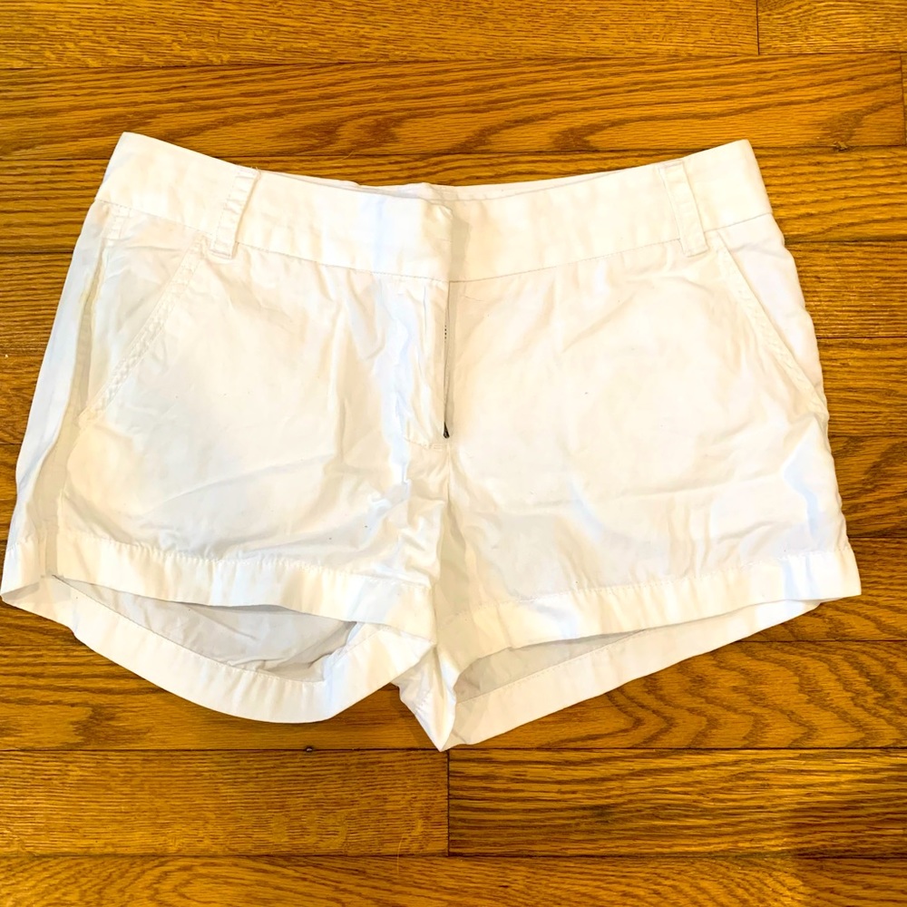 J.Crew 3” White Chino Short